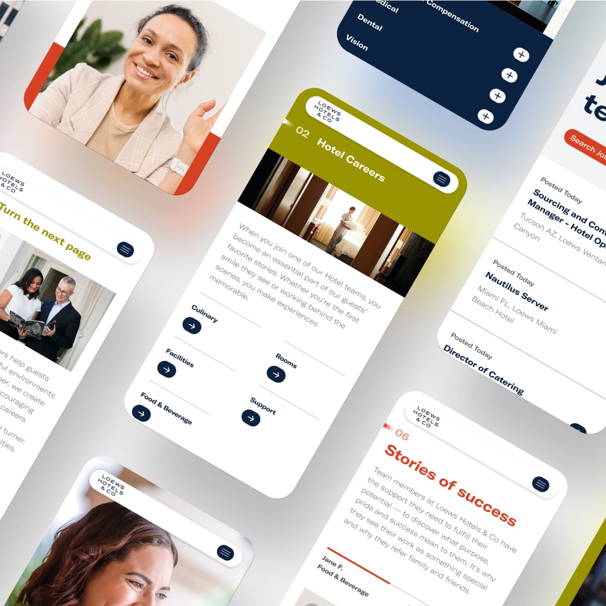 Appcast Brand and Creative career site for Loews Hotels
